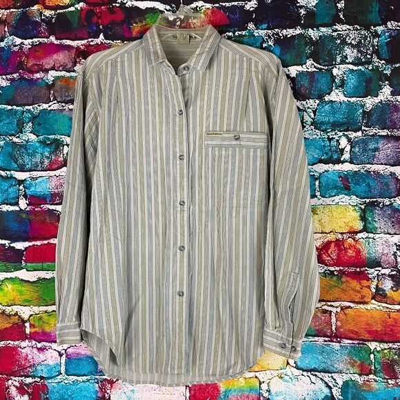 Royal Robbins Other - Royal Robbins Striped Long sleeve Button Front Shirt size Medium